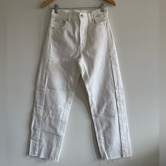 NWT Madewell Pieced Barrel Leg Jeans Size 23 - Picture 1 of 7
